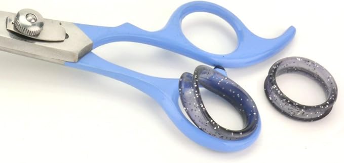 Scaredy Cut NO Buzz Dog Clippers, Tiny Trim Safety Scissor. A Silent Low Noise Pet Grooming Clipper, Right Handed Blue