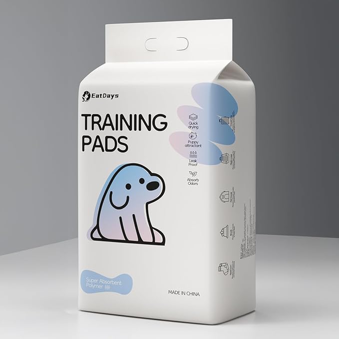 Bamboo Charcoal Dog Urine pad 45cm*60cm 6-Layer Leakproof Design with Activated Carbon Charcoal Pee Pads for Dogs and Cats, Super Absorbent Puppy Pads Essentials with Odor Control