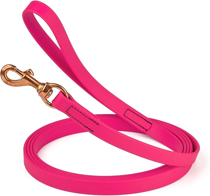 Viper K9 Biothane Working Dog Leash Waterproof Lead for Tracking Training Schutzhund Dog Sport and Search - Odor-Proof Long Line with Solid Brass Snap for Puppy Medium and Large - Water Friendly