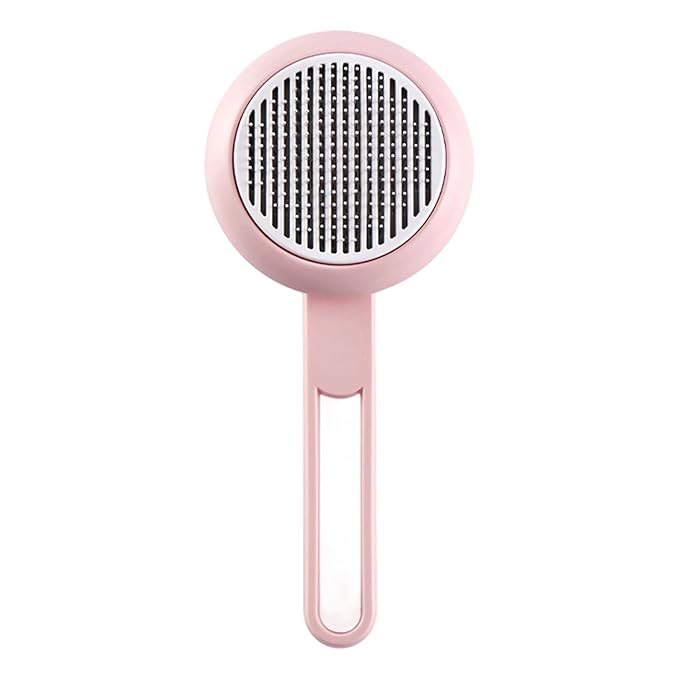 ABS Pet Deshedding Brush with Massage Cats Grooming Comb for Shed Control & Smooth Coat Care Selfcleaning Cats Grooming Tool