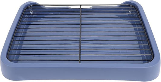 Acouto Dog Potty Pad Holder Tray - Dog Potty Tray Removable Indoor Training Toilet Portable Puppy Pad Holder with Grille Small and Medium Dogs - Puppy Litter - Pet