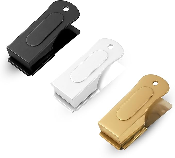 3-Pack Dog Clicker (White, Gold, Black) - Clickers for Pet Training – Easy-to-Carry Dog Training & Behavior Aids - Teach Your Dog Tricks or Reward His Behavior