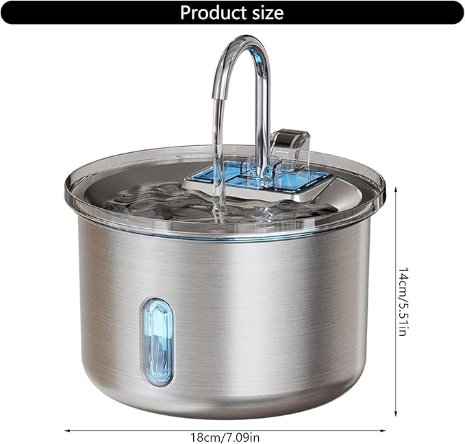 Automatic Pet Cats Water Fountain Dispenser for Dog Waterer Drinker Feeders Bowl Container Feeding Supplies Water Fountain