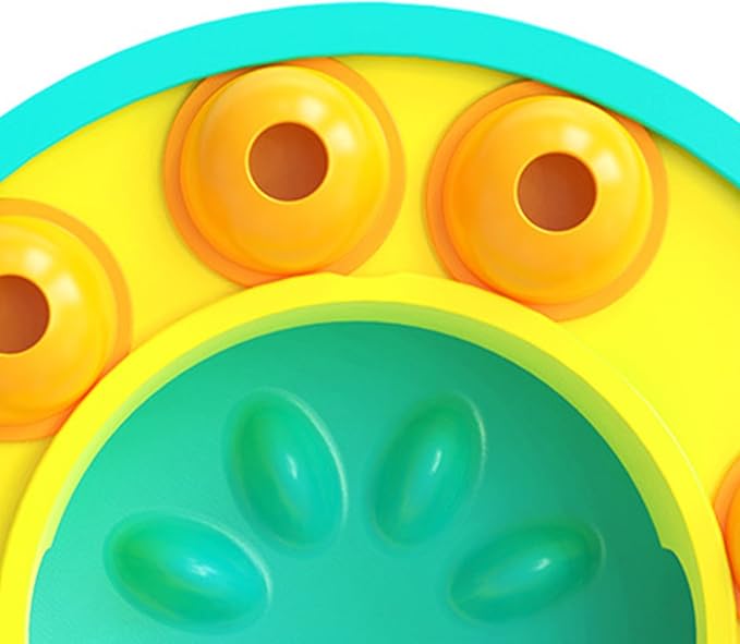 Dog Treat Puzzle Bowl Interactive Enhance Intelligence Plastic Slow Feeder Dog Treat Puzzle Game Toy for Dogs IQ Training