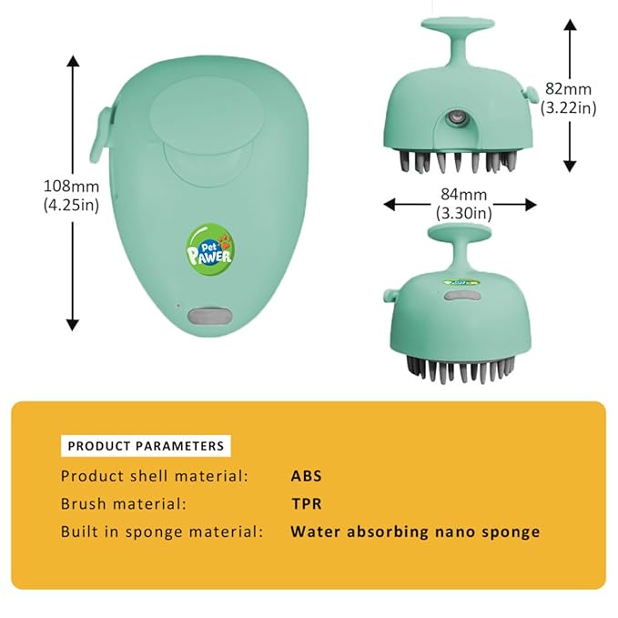 Cat Steam Brush for Shedding, 4 in 1 Rechargeable Steam Brush for Cats and Dogs, Anti-Static, Massage, Cleaning, Shedding & Combing All In One!