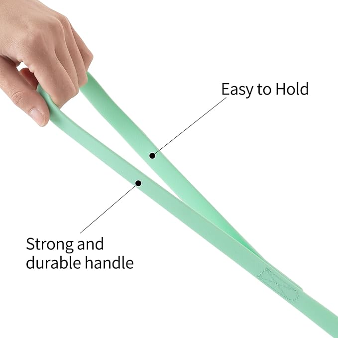 Waterproof Long Leash Durable Dog Recall Training Lead Great for Outdoor Hiking, Training, Yard, Beach and Swimming (Light Green, 10ft)
