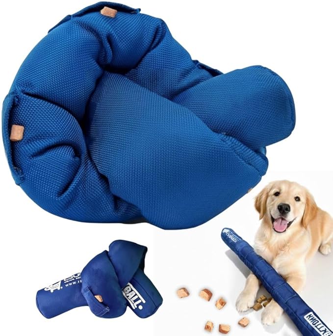 Race&Herd KnottyBall Snuffle Ball for Dogs, Interactive Dog Puzzle Toy for Dogs, Stimulating Dog Toys for Boredom, Treat Puzzle Toys for Dogs Enrichment, Snuffle Treat Dispensing Smart Dog Toys