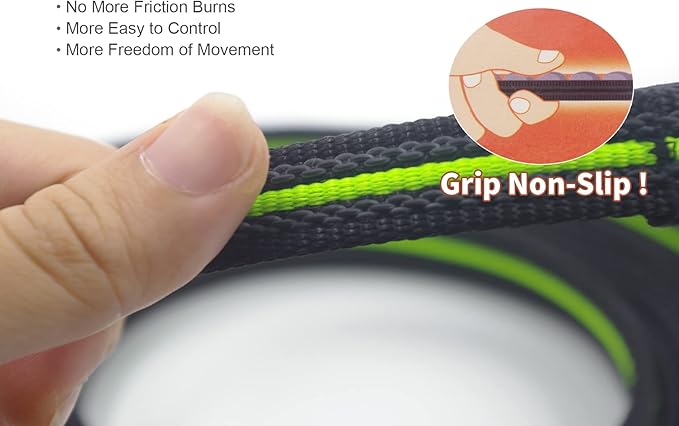 Long Dog Training Leash Dog Lead with Special Non-Slip Design and Padded Handle, 10/15/33/50 ft, for Any Size of Dogs