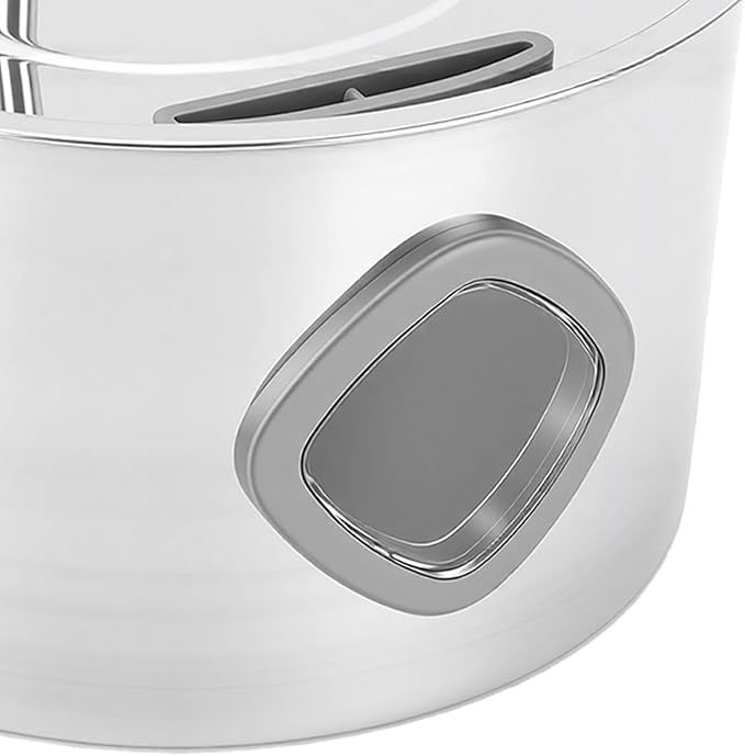 Naroote Cat Water Fountain Stainless Steel Quiet USB 3.2L Automatic Pet Drinking Fountain Water Level Window Encourages Continuous Drinking for Cats Dogs Pets Small Animals