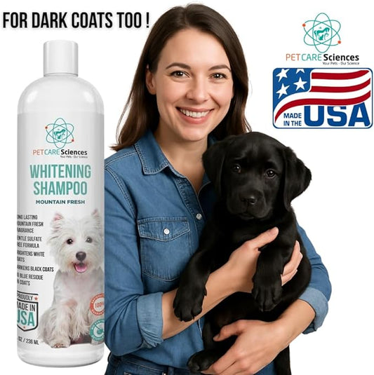 1 Gallon Dog Whitening Shampoo - (Mountain Fresh Scent) Groomers Choice - Made in The USA