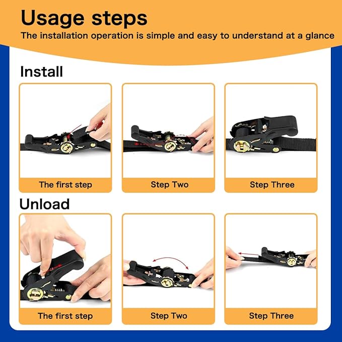 Two Dogs Truck Bed Tether, Ratchet Tightening Adjustable Truck Bed Dog Leash System for SUV, Cars & Trucks