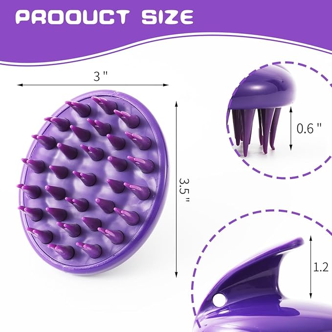 Cat Brush with Soft Rubber Pins, Washable Silicone Pet Brushes for Indoor Cats - Grooming Shedding Massage & Bath, Scratch-Free Removes Hair Mats, Tangles, and Loose Fur for Short to Long Haired