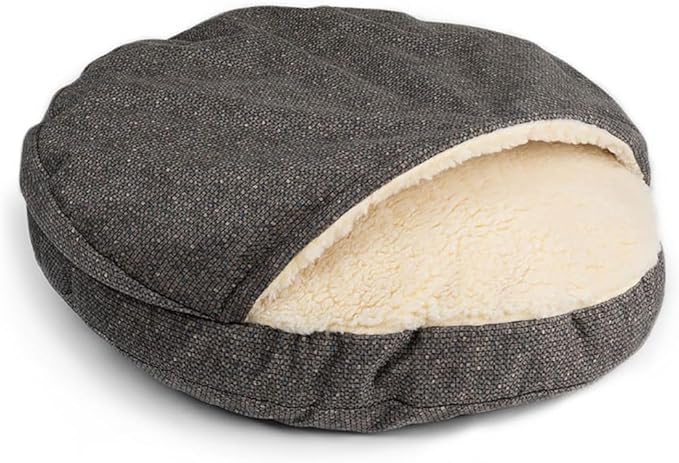 Snoozer Luxury Orthopedic Cozy Cave Pet Bed, Showdog Collection, Extra Large – Merlin Pewter