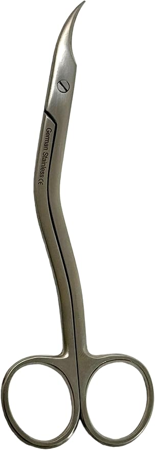 Dog and Cat Nail Cutters Scissors Style German Stainless Steel - For Small Animals, Cats, Dogs, Birds - Grooming Essentials (Set of 4)