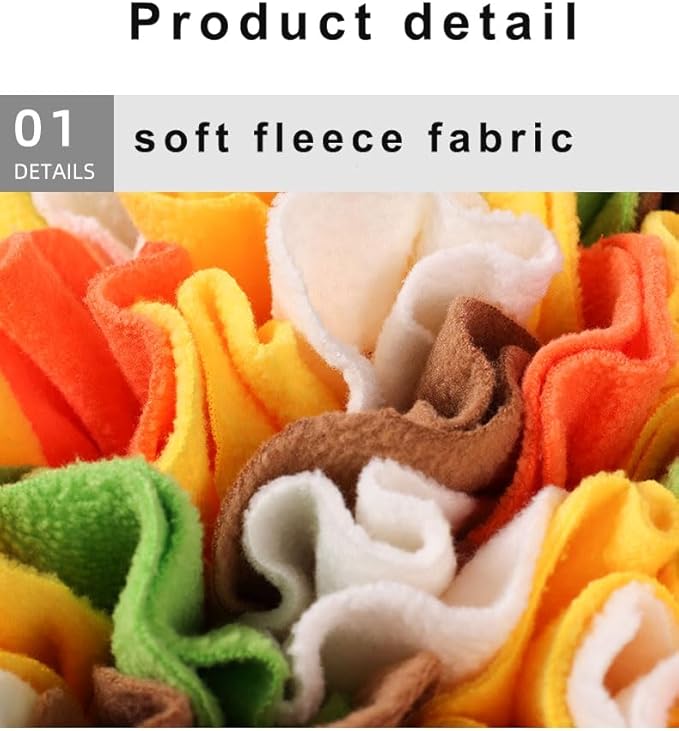 Snuffle Mat for Dogs, Snuffle Mat For Dogs Large/Medium/Small Breeds, Mental Stimulation Sniff Mat , 20.47“x18.11" Non-Slip/Portable/Durable Enrichment Toys For Dog, Interactive Feed Game for Boredom