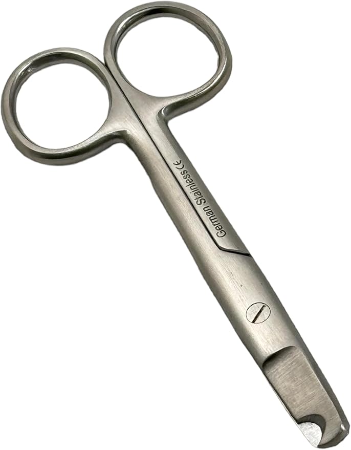 Dog and Cat Nail Cutters Scissors Style German Stainless Steel - For Small Animals, Cats, Dogs, Birds - Grooming Essentials (Set of 4)