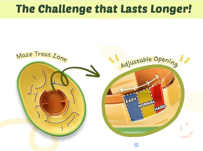 Slow Feeder Dog Bowls, Dog Puzzle Toy, Dogs Enrichment Toys, Rewarding Dogs Treat Dispensing Ball Leaking Food Puzzle Feeding for Slow Feeding Mental Exercise Cats Activity Ball