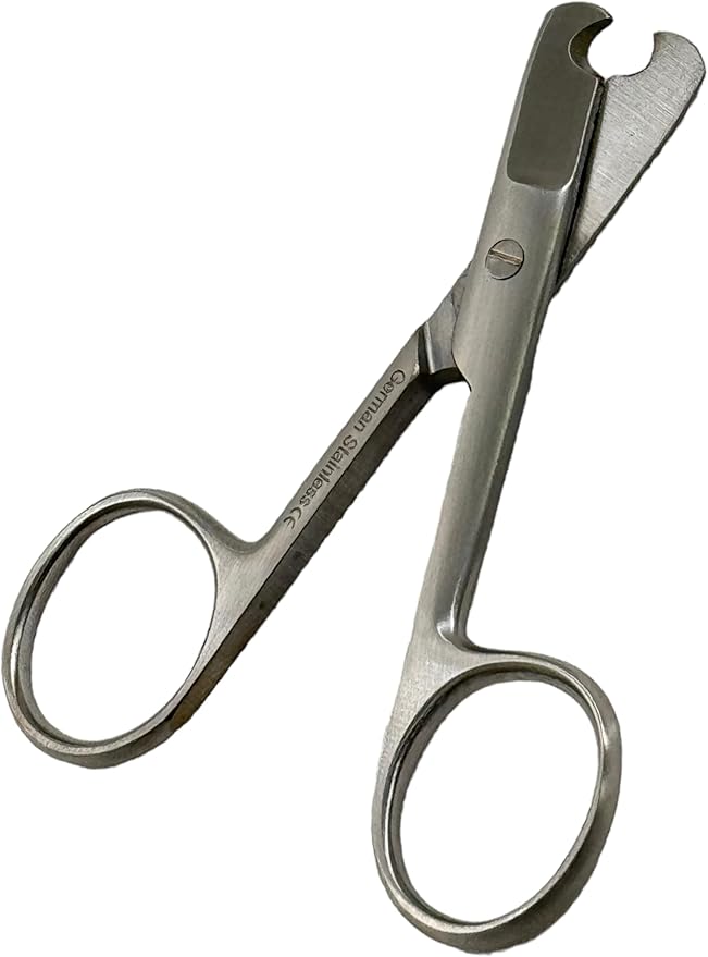 Dog and Cat Nail Cutters Scissors Style German Stainless Steel - For Small Animals, Cats, Dogs, Birds - Grooming Essentials (Set of 4)