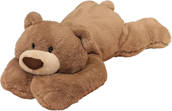 ronivia Weighted Stuffed Animals, Weighted Bear Stuffed Animal Toy Cute Brown Bear Plush Pillow Weighted Plush Animals Toy, 11.8"