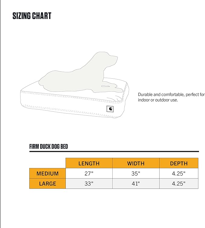 Carhartt Durable Canvas Pet Bed, Water Resistant Firm Duck Dog Bed, Deep Wine (Sherpa Top), Large
