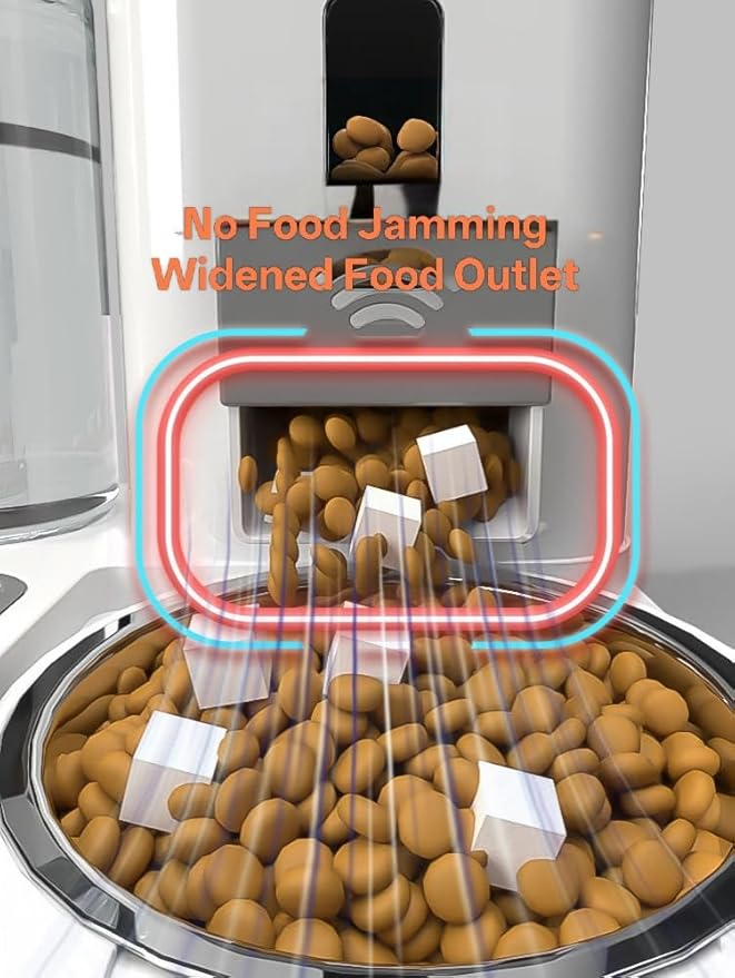 Green Living Pet Automatic Feeder,Water Feeder:Self-Balancing Environmental Feeder Solution