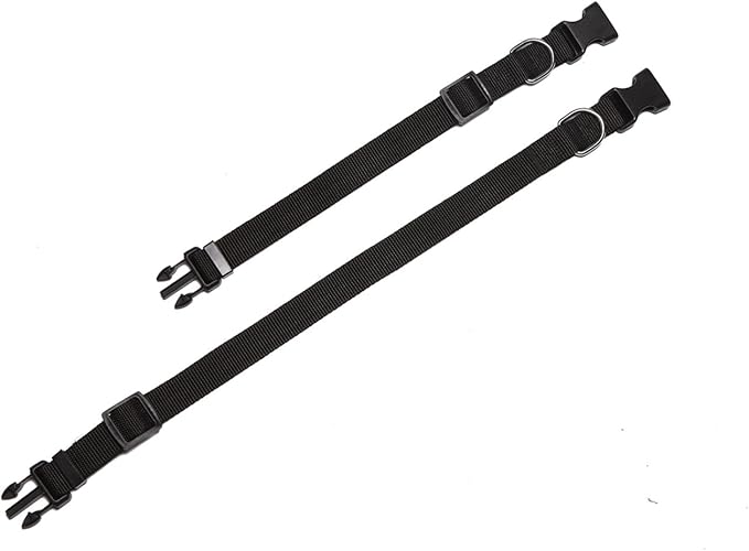 Adjustable Nylon Dog Collar, pet Collar 1 Inch 3/4 Inch 5/8 Inch Wide, for Large Medium Small Dogs（3/4 Inch,Black）