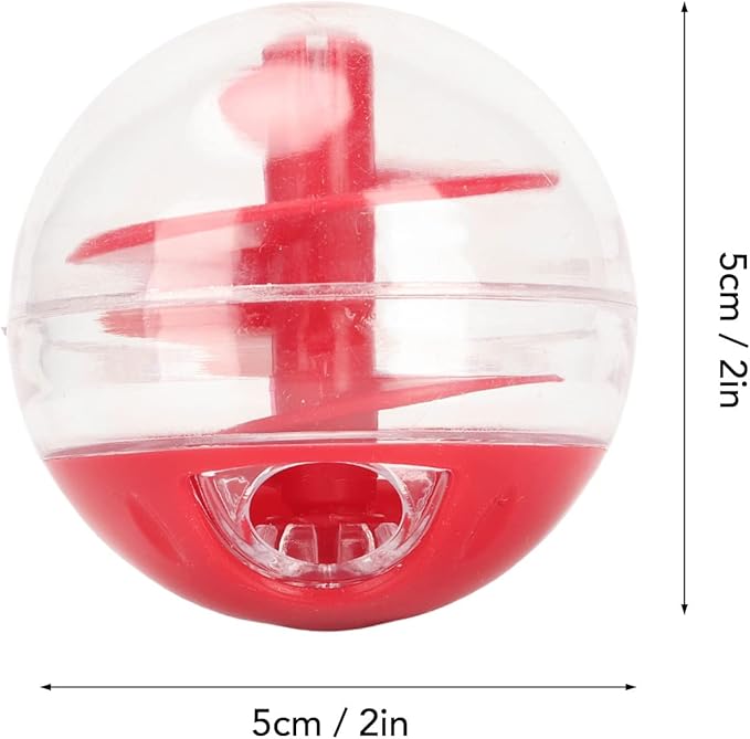 Zerodis Cat Leaky Food Toy Ball,Pet Interactive Slow Feeder Puzzle Ball Cat Treat Dispenser Toys for Bored Cats Relieve Boredom Dog Teeth Grinding Feeding