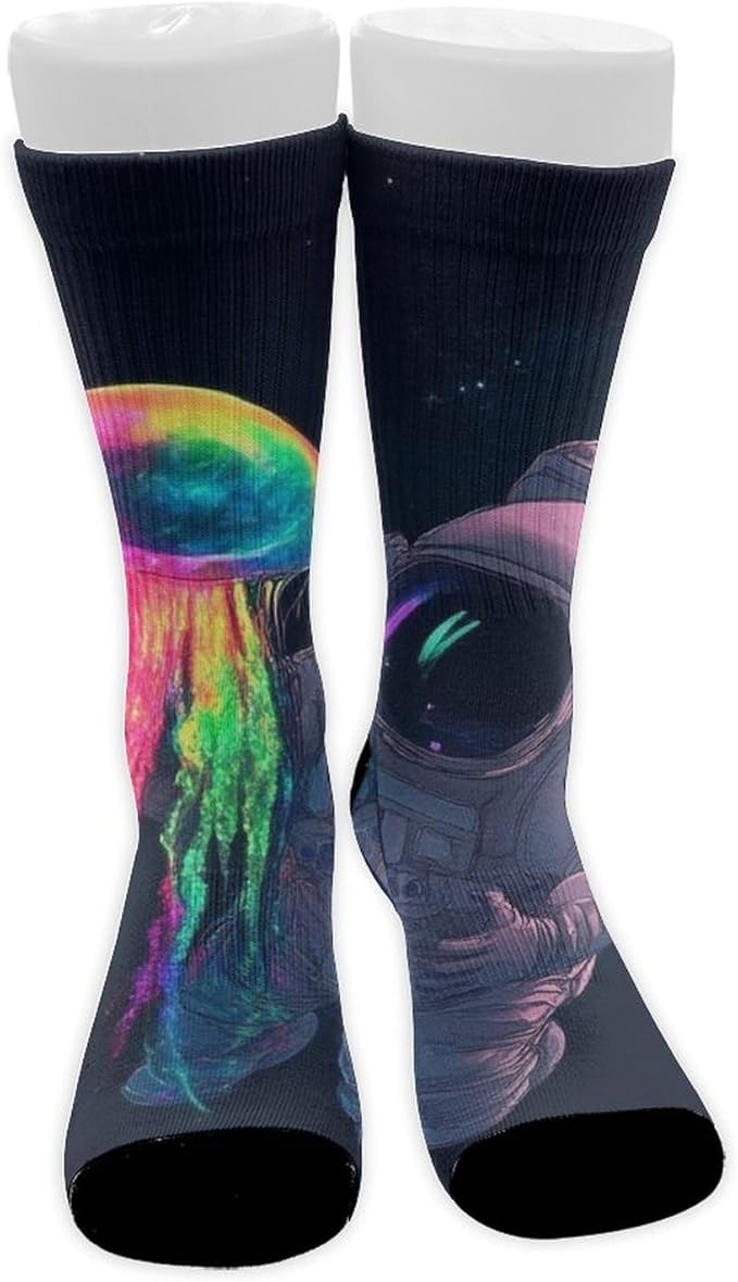 JZDACH Women's and Mens Novelty Socks for Hiking Walking Sports Trekking All Seasons