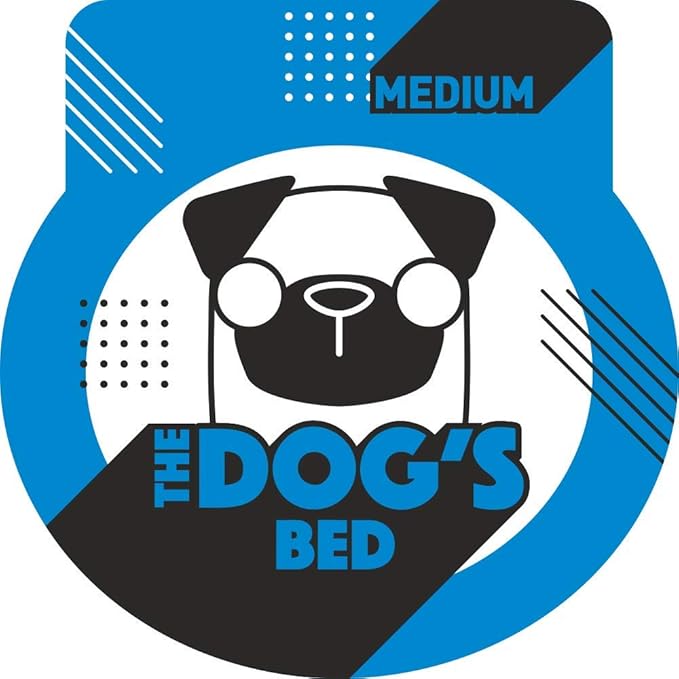 The Dog’s Bed Medium Oxford Grey, Memory Foam, Pain Relief: Arthritis, Hip & Elbow Dysplasia, Post Surgery, Lameness, Supportive, Calming, Waterproof Washable Cover, Veterinary Approved