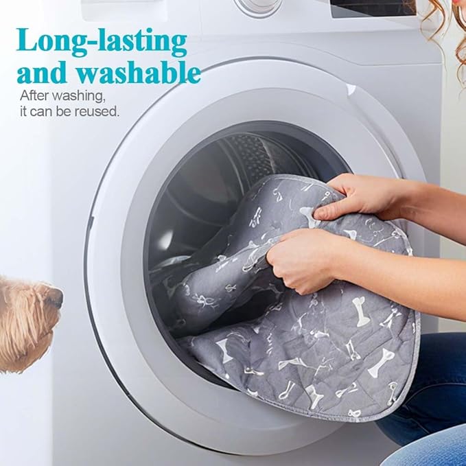 Puppy Pad Pee Pads, 2026 New Reusable Puppy Pads with Pheromones, Washable Pee Pads for Dogs & Cats, Durable Leak-Proof & Anti-Slip Pet Training Pads for Home & Travel (B, S)