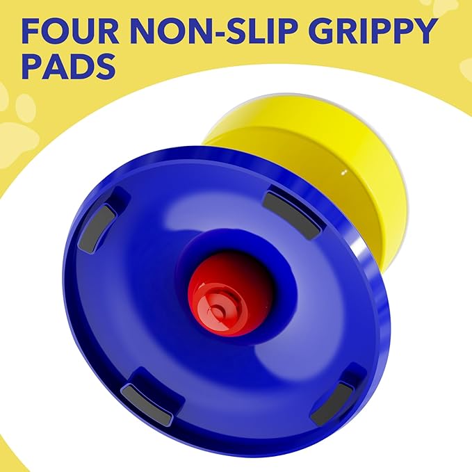 Elevated Cat Bowls, Adjustable Height & Angle, Anti Vomiting, Non-Slip, Easy to Clean, Cat Dishes for Food & Water, No Spill