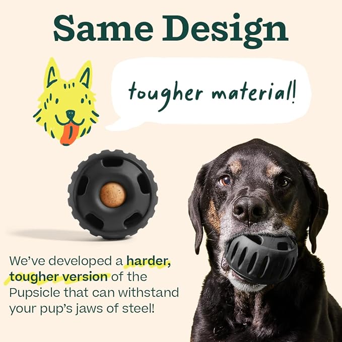 WOOF Power Chewer Pupsicle - Durable, Long-Lasting Dog Chew Toys for Aggressive Chewers - Keep Your Pup Busy - Easy to Clean - Toys for Small Dogs 10-25 lbs