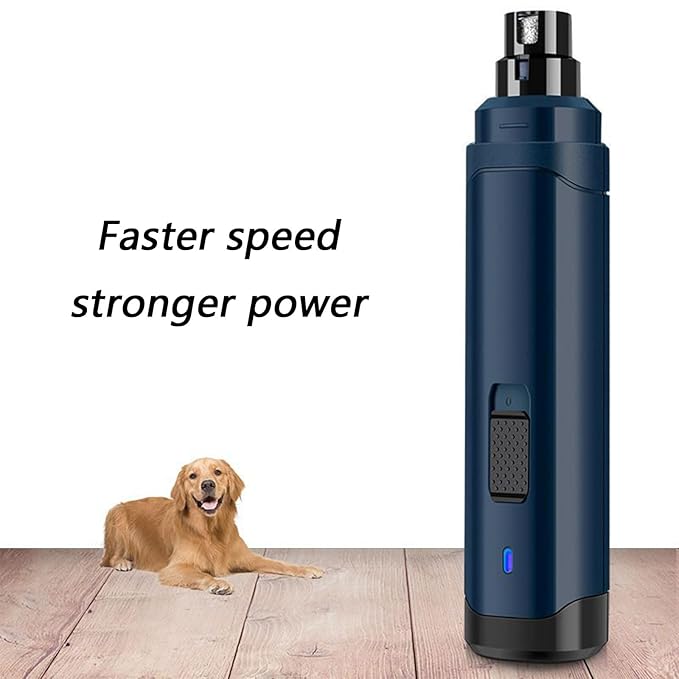 Low Noise Electric Nails Trimmer For Dogs Cats With Lights And Rechargeable Battery Design Electric Pet Nail Grinder