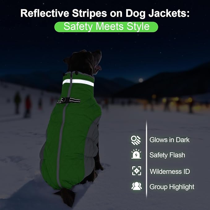 Warm Dog Coats for Small Dogs, Puppy Jacket, Waterproof Dog Jacket with Harness Built in, Zipper Clousure, Fleece Lining for Cold Weather, Small Puppy Clothes for Chihuahua, Maltese - XS