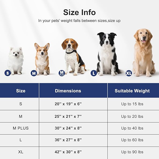 FURTIME Washable Dog Bed Large Sized Dogs, Washable Comfy Fluffy Large Dog Bed, Removable Zipper Cover Machine Wash, Soft Orthopedic Bed Durable Pet Cuddler with Anti-Slip Bottom, 36"x27"x8", Brown