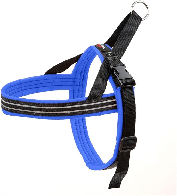 ComfortFlex Sport Dog Harness – No-Choke, Fully Padded, Non-Chafing Harness with Control Handle – Reflective, Lightweight, Adjustable for Active Dogs - Small, Blue Jay