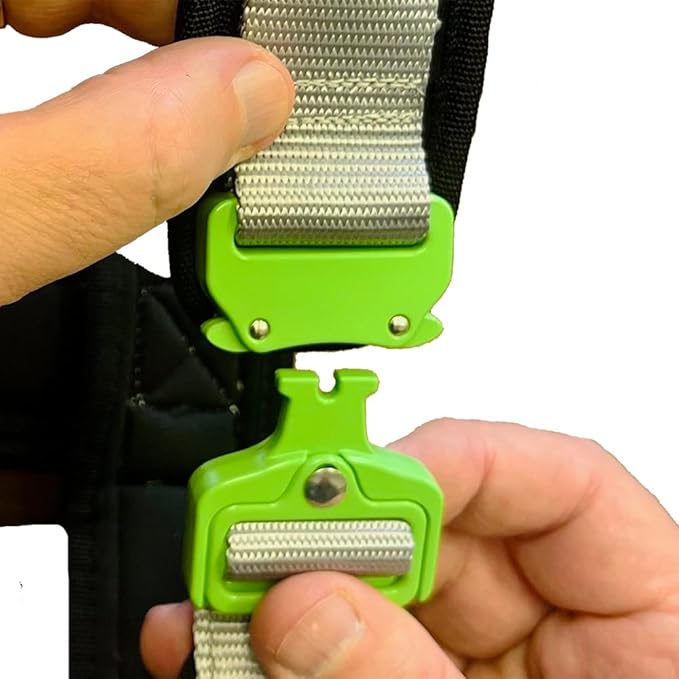 Supreme Sport Dog Harness with Leash - No Choke/Pull/Escape Dog Harness with Adjustable Padding, Easy On/Off, High Strength Buckles, Emergency Handle and 3 Connect Points (Silver, M)