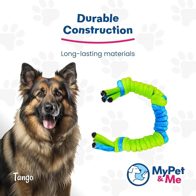 My Pet & Me – 4-Knot Rope Dog Toy (21.6 Inch) – Durable Chew & Tug Toy for Medium & Large Dogs – Great for Tug of War, Dental Health, and Active Playtime