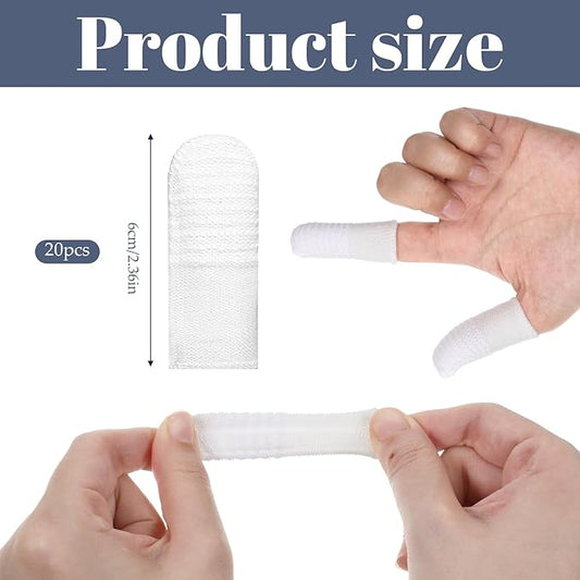 20 Pcs Dog Finger Toothbrush, Soft Fabric Dog Tooth Brush Cat Pet Tooth Brushing Kit Washable Comfortable Finger Brush for Dogs Teeth Cleaning Dental Care
