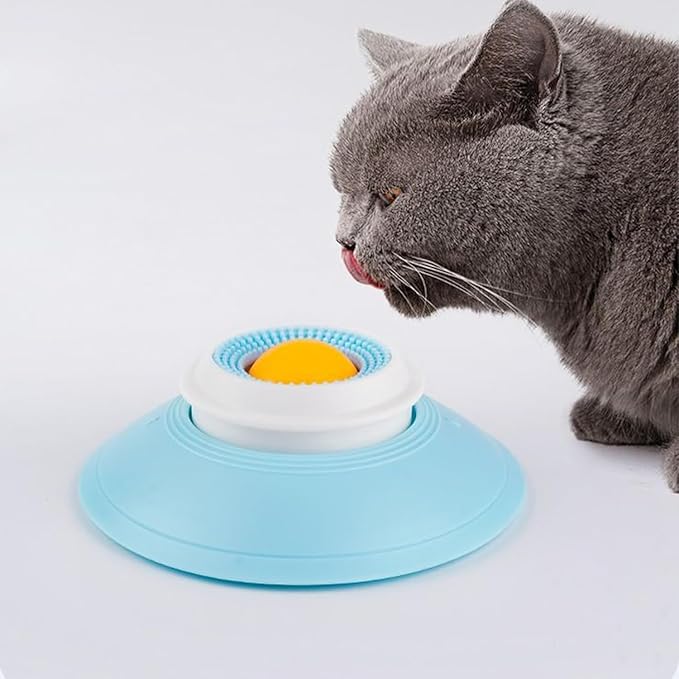 Vinelftage Dog Cat Licks Toys - 2026 New Dog Lick Sphere,Anxieties Relief Slow Feeder Dog Lick Ball Treat Dispenser,Non-Slip Licking Bowl Enrichment Toys for Liquid Food (White Ball)
