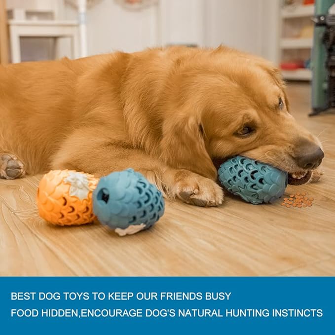 YCLWBG Aggressive Chewer Dog Toys: Indestructible Dragon Egg Treat Dispensing Toy