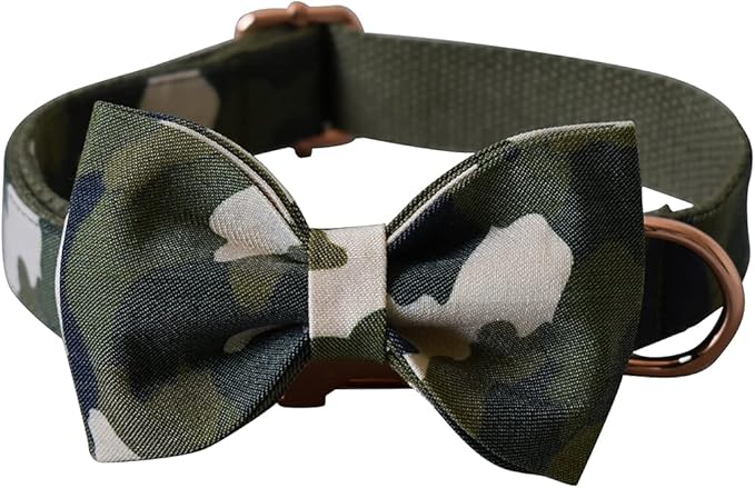 Personalized Dog Collars for Puppy Small Medium Large Pets with Engraved Name and Phone Number (L, Camo)