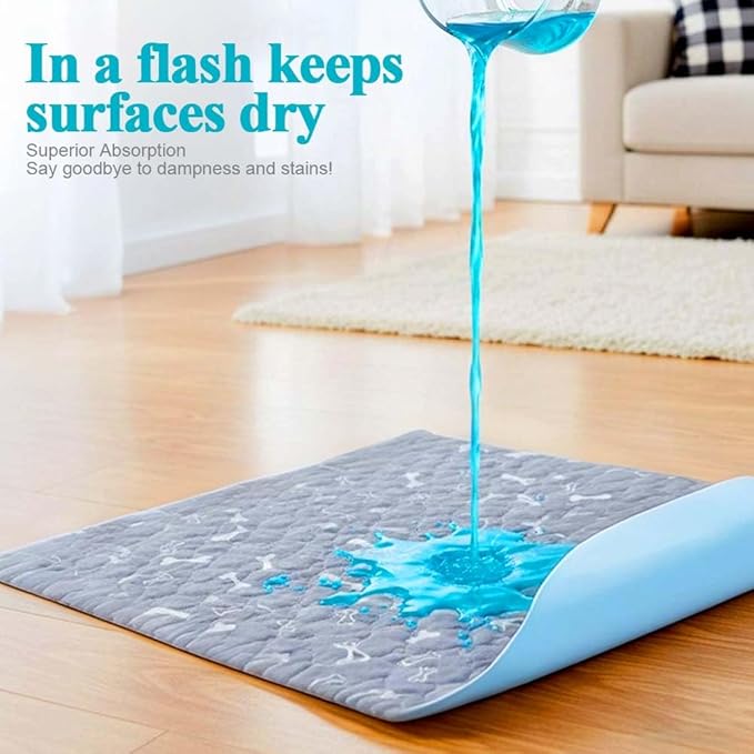 Pee Pads for Dogs, 2026 New Washable Puppy Pad with Pheromones,Non-Slip Base, Easy to Clean & Reusable (White, S:15.75x23.62 inch)