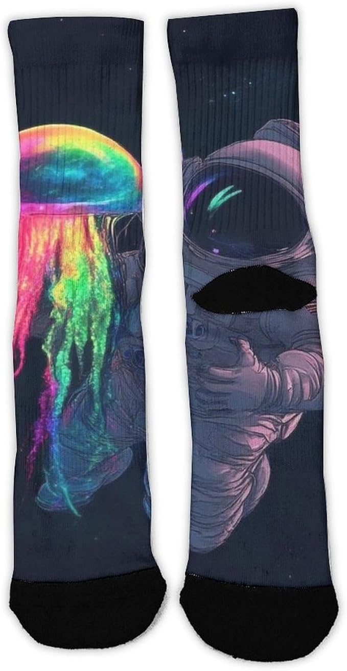 JZDACH Women's and Mens Novelty Socks for Hiking Walking Sports Trekking All Seasons