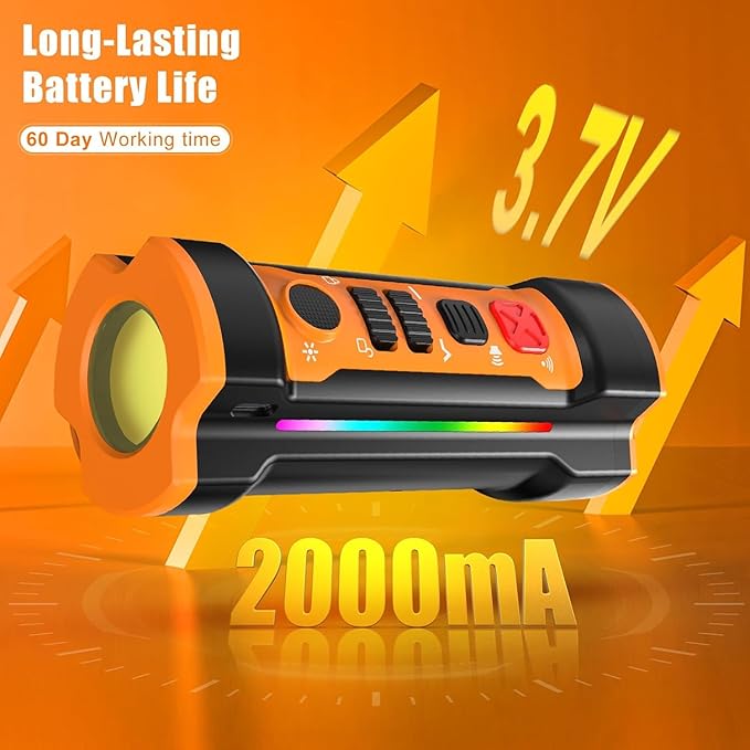 Dog Bark Deterrent Devices 2025 Release Anti Barking Device for Dogs Barking Silencer in 55FT 3X Head Anti Bark Device with Flashlight &Party Flashlight Portable Training Tool