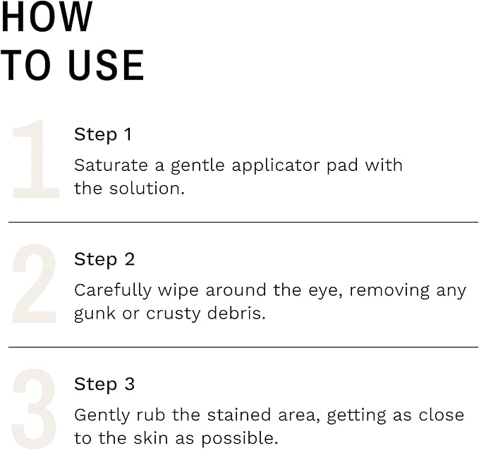 Eye Envy Tear Stain Remover Solution for Dogs. 100% Natural, Safe. Treats The Cause of Stains. Recommended by AKC Breeders, Vets, Handlers, Groomers. Contains Colloidal Silver. 16 oz. Made in USA