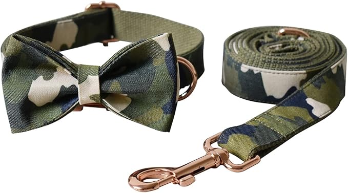 Personalized Dog Collars for Puppy Small Medium Large Pets with Engraved Name and Phone Number (L, Camo)