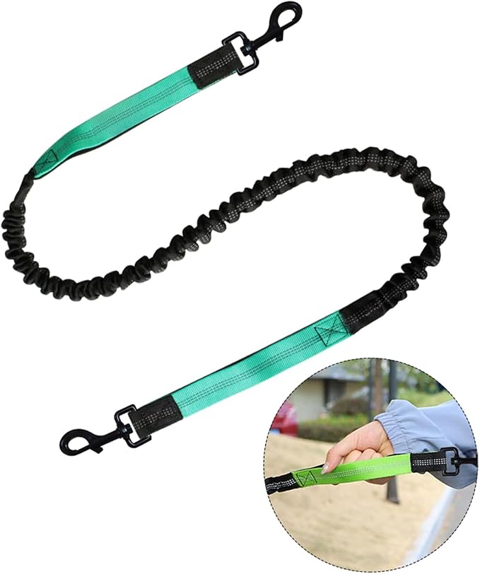 Sports Waist Bag Long Leash for Dog Multifunctional Leash Outdoor Reflective for Training Hiking Pack Running Belt