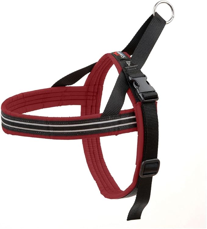 ComfortFlex Sport Dog Harness – No-Choke, Fully Padded, Non-Chafing Harness with Control Handle – Reflective, Lightweight, Adjustable for Active Dogs - XXLarge, Bordeaux
