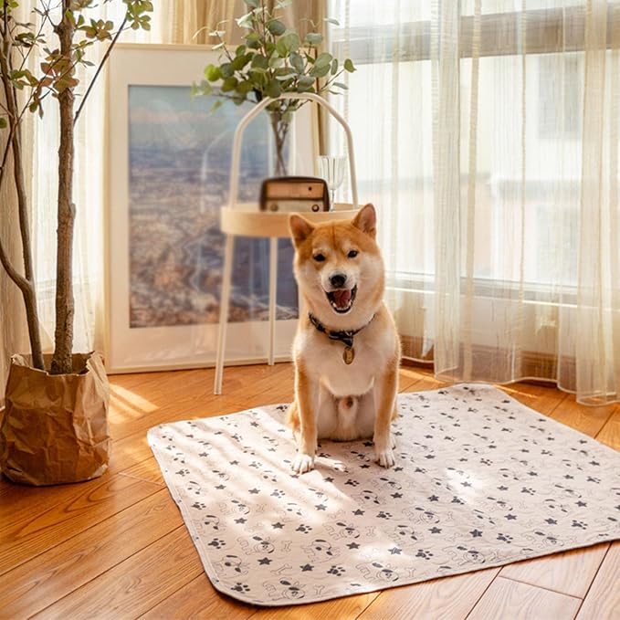 Puppy pad Pee Pads for Dogs, 2026 Upgraded Washable Puppy Pad with Pheromones, PuppyPad Pee Pad - Leak & Odor Proof, Non-Slip Base, Easy to Clean & Reusable (Brown, L: 31.5" × 35.4")